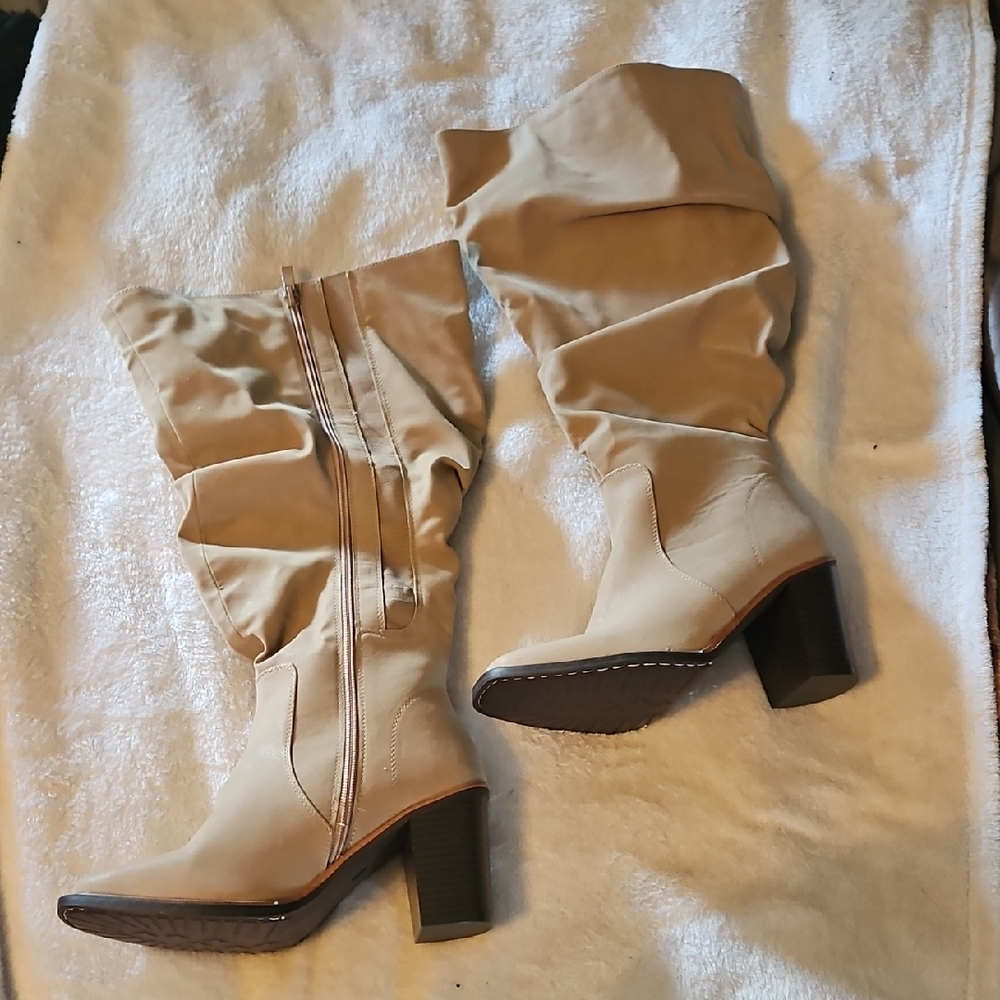 Torrid Tan Heeled Boots for Women
